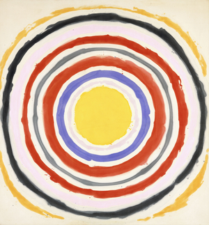 Course, 1959 (magna on canvas)