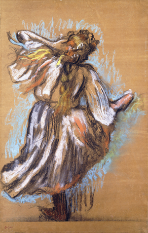 Russian Dancer, 1895 (pastel and charcoal on joined tracing paper laid down on board)