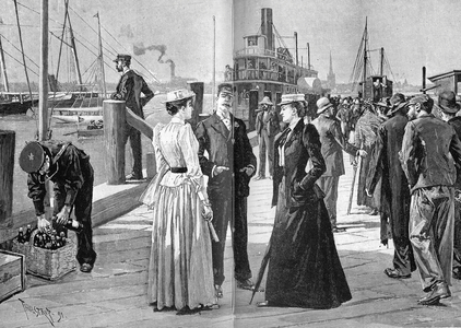 Members of the New York Yacht Club, 1890s