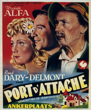 Port d'attache de JeanChoux avec René Dary et Edouard Delmont 1943