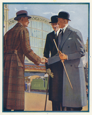 Men's Outfitting: Overcoats and Ulsters (colour litho)