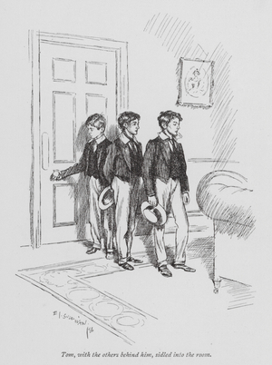 Illustration for Tom Brown's School-Days (litho)