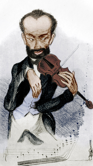 Henry Vieuxtemps - caricature