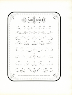Calligraphic Flourishes and Decorative Elements (print)