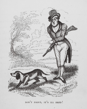 Don't point, it's ill bred! (engraving)