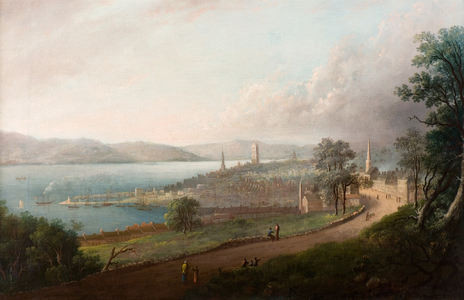 Dundee from Princes Street, c.1823-24 (oil on canvas)