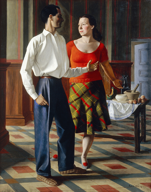 Interior 1942, 1942 (oil on canvas)