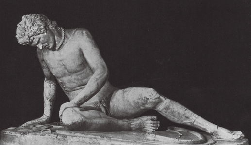 Gladiateur Mourant (b/w photo)