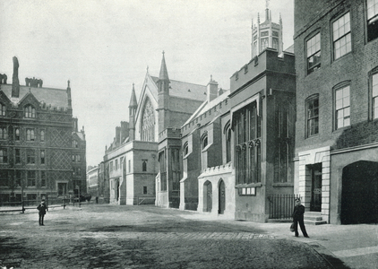 Lincoln's Inn, the Chapel (b/w photo)