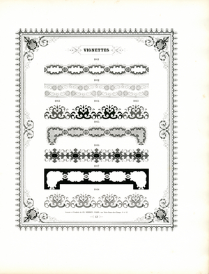 Decorative Chain Patterns and Ornamental Borders (print)
