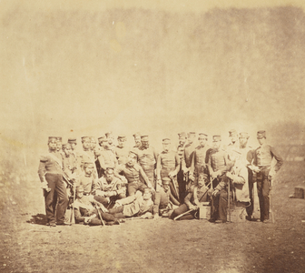 Officers of the 88 before the 7 of June, 1855  (Albumen print)