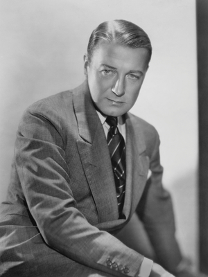 Actor Clive Brook, Publicity Portrait, 1930's (b/w photo)