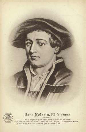 Hans Holbein, the Younger, German painter (litho)