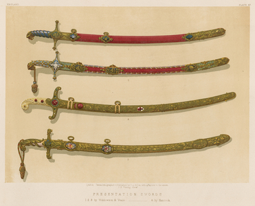 Presentation Swords (chromolitho)