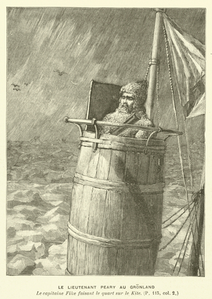 Le Lieutenant Peary Au Gronland (engraving)