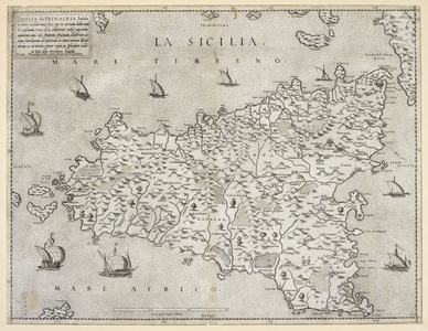 A map of Sicily