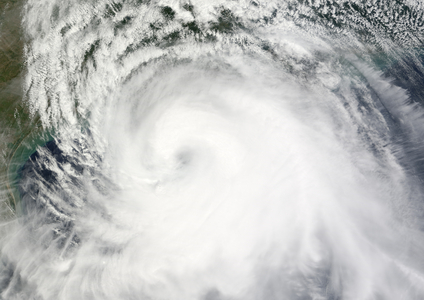 Hurricane Ike, Gulf Of Mexico, In 2008, True Colour Satellite Image
