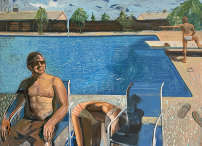 Summer Distractions, 2024 (oil on canvas)