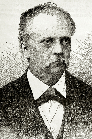 Hermann von Helmholtz (1821-1894). Engraving.