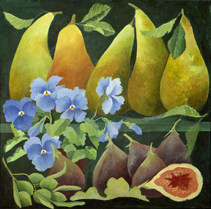 Mixed fruit, 2013 (acrylic on canvas)