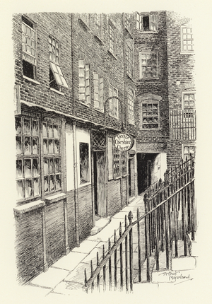 Ye Olde Cheshire Cheese (litho)