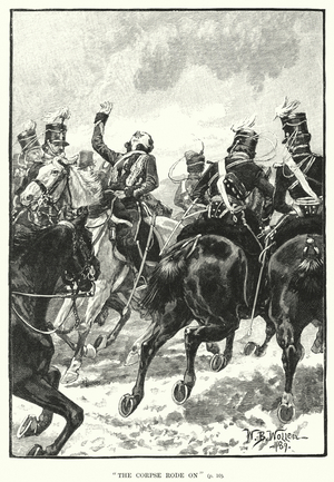 "The corpse rode on" (engraving)