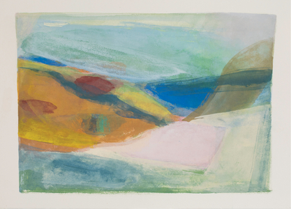 Landscape I, 2003, (gouache on watercolour paper)