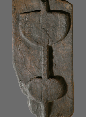 Wooden ex-voto from the Gallo-Roman cult place at the source of the Seine River