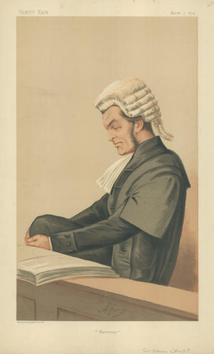 Sir Henry James (colour litho)