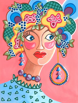 Agnes, 2025 (acrylic on paper)