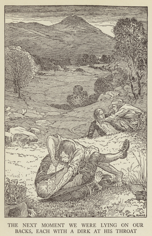 Illustration for Kidnapped by Robert Louis Stevenson (litho)