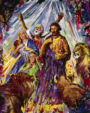 Faithful Until Death (oil on canvas)