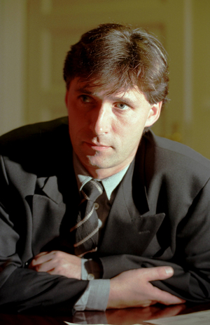 Oslo, 19970925 Labor Party politician Jens Stoltenberg ..., 1997 (photo)