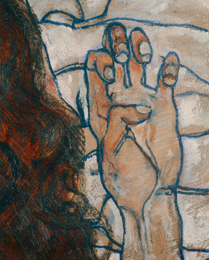Liegende Frau (painting on canvas)