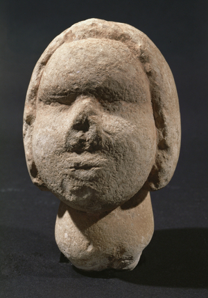 Female head from the Hypogaeum, Hal Saflieni, Tarxien, Malta