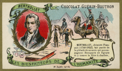 Claude Louis Berthollet, French chemist (chromolitho)