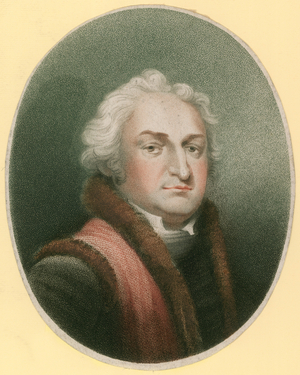 Mr Cooke, actor (coloured engraving)