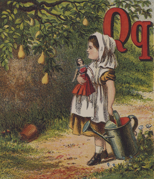 Illustration for John Bulls Farm Alphabet (colour litho)