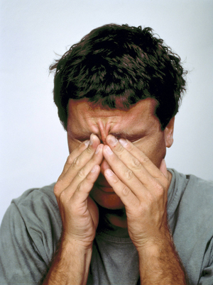 Exhausted man, 1999 (photo)