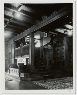Stairway, Stonehurst, Robert Treat Paine House, Waltham, MA , 1934, printed 1982 (gelatin silver print)