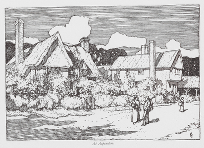 At Aspenden (litho)