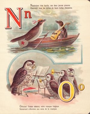 N O: Nightingale, navigation, owl, orchestra