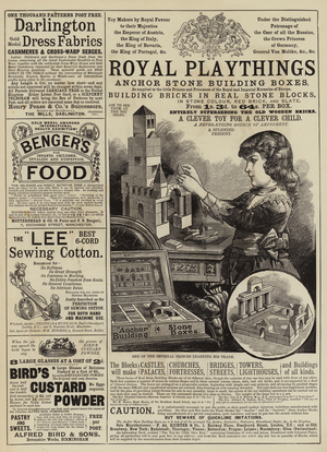 Page of Advertisements (engraving)
