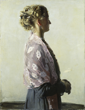 The Lady in Black, 1910 (oil on canvas)