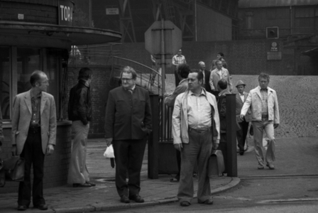 DEU, Germany, Neunkirchen: The city of Neunkirchen was dominated by smog …, 1979 (photo)