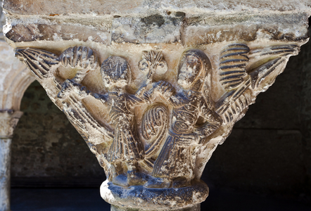 Cloister capital, 1130-1180 (Sculpture)