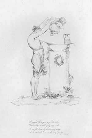 Anacreon, Ode VI (engraving)