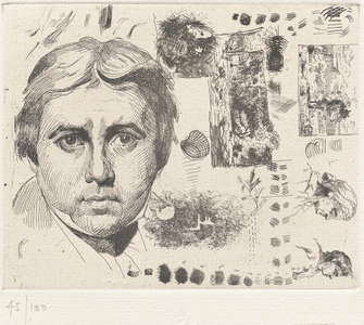 Portrait d'Ingres (Portrait of Ingres),1844 (print)