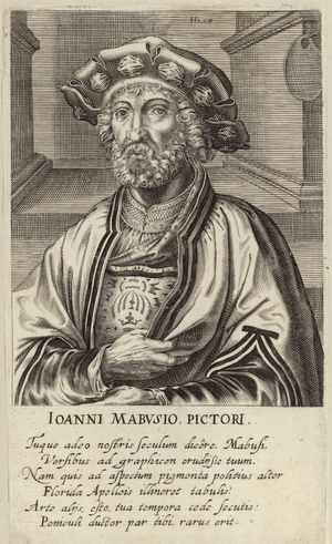 Portrait of Jan Mabuse (engraving)