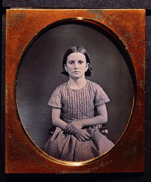Young Girl, Portrait, Daguerroeotype, Circa 1850's